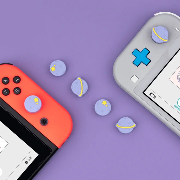 GeekShare Purple Planet Thumb Grip for Nintendo Switch